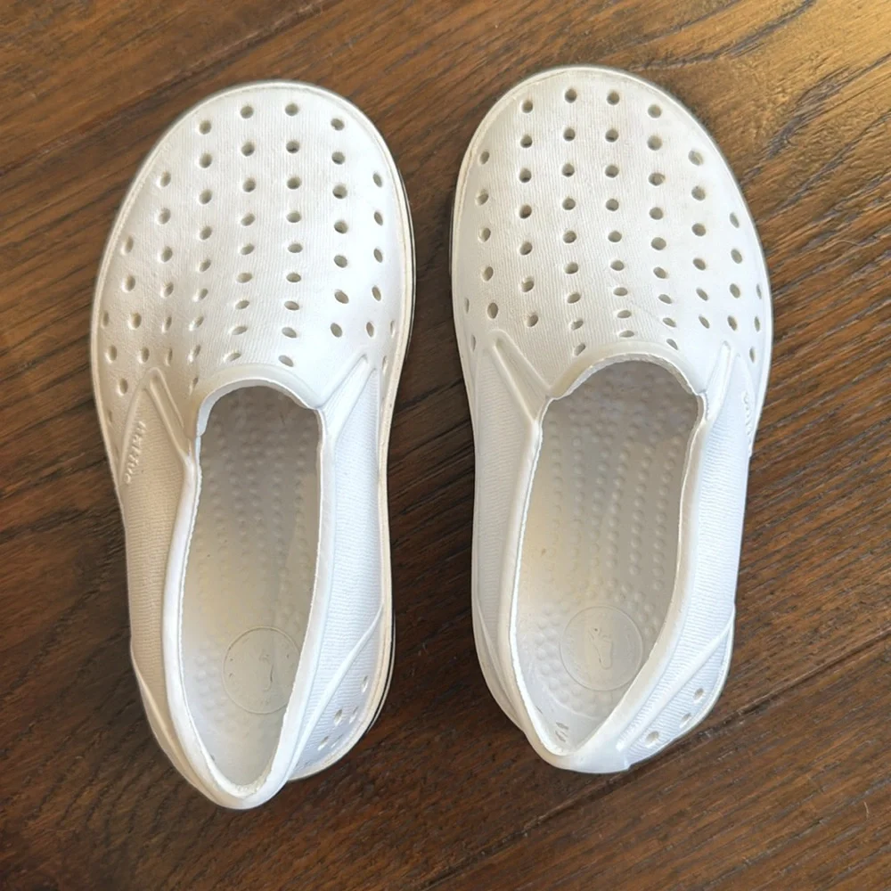 Native - White Miles Child Slip On Shoes - Size: C8